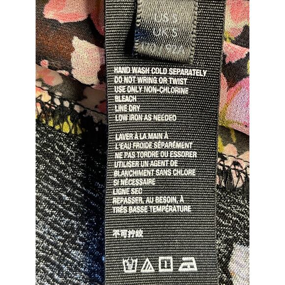 Free People hold on to me Button Down Floral Shirt size Small Boho - Picture 6 of 10